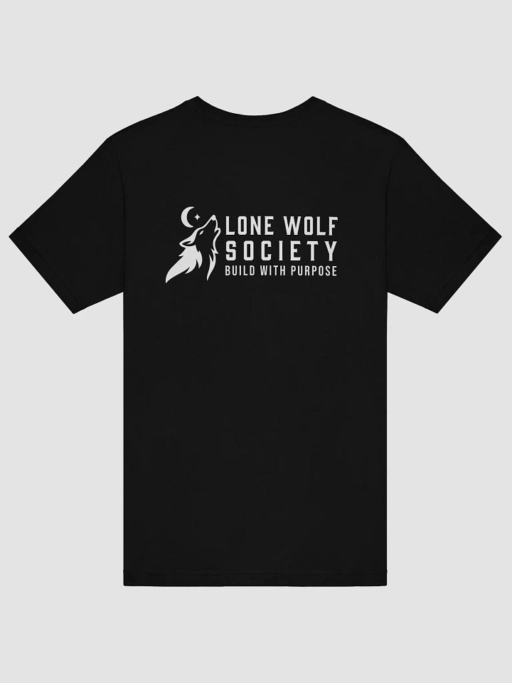 Lone Wolf Society Black T-shirt product image (2)