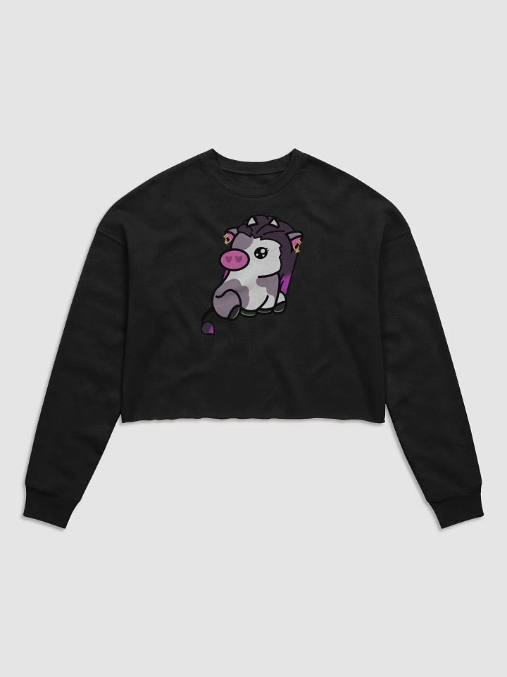 Reyna Cow (Front Only) Crewneck Crop Top product image (1)
