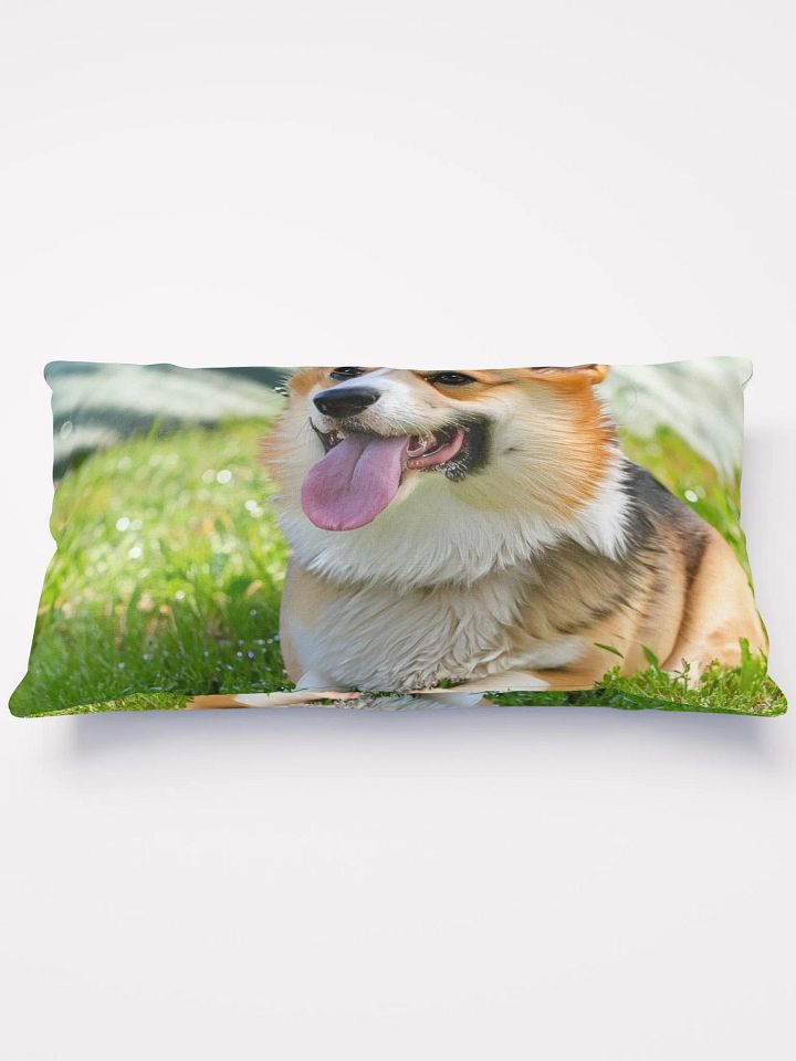 Corgi Capers: A Bohemian Adventure Throw Pillow product image (3)