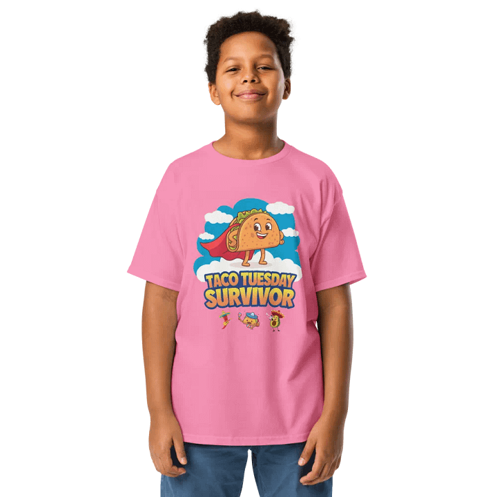 Superhero Taco Tuesday Survivor Kids Tee (Kid's Unisex)) product image (1)