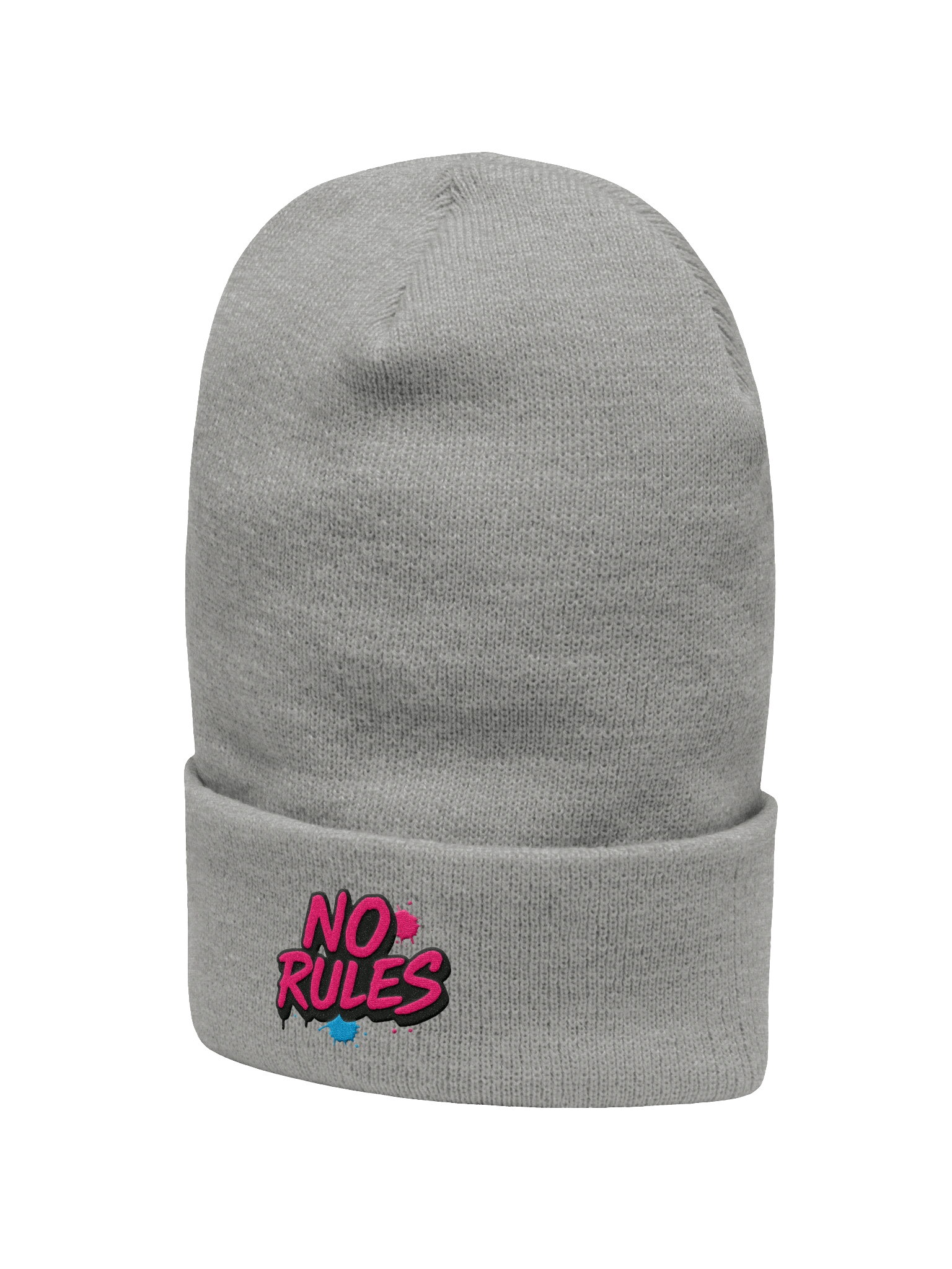 No Rules” Graffiti Street Beanie – Bold Rebel Style product image (2)