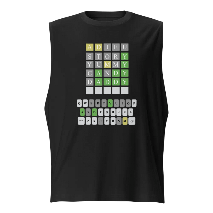 Wordle Muscle Tee product image (1)