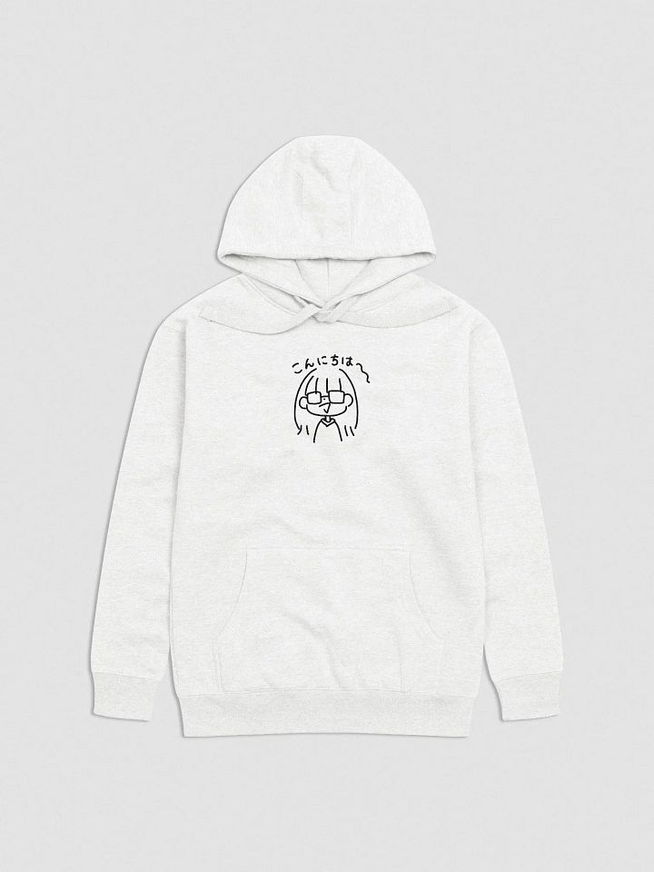Konnichiwa Hoodie (white) product image (2)