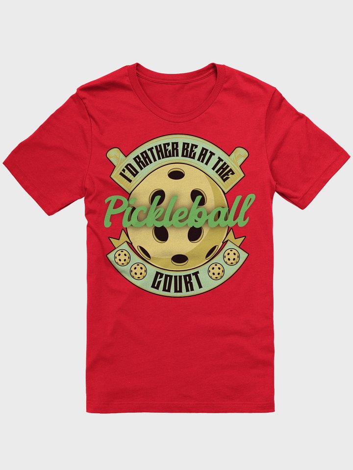 Id Rather Be At The Pickleball Court Paradise Graphic Tee product image (16)