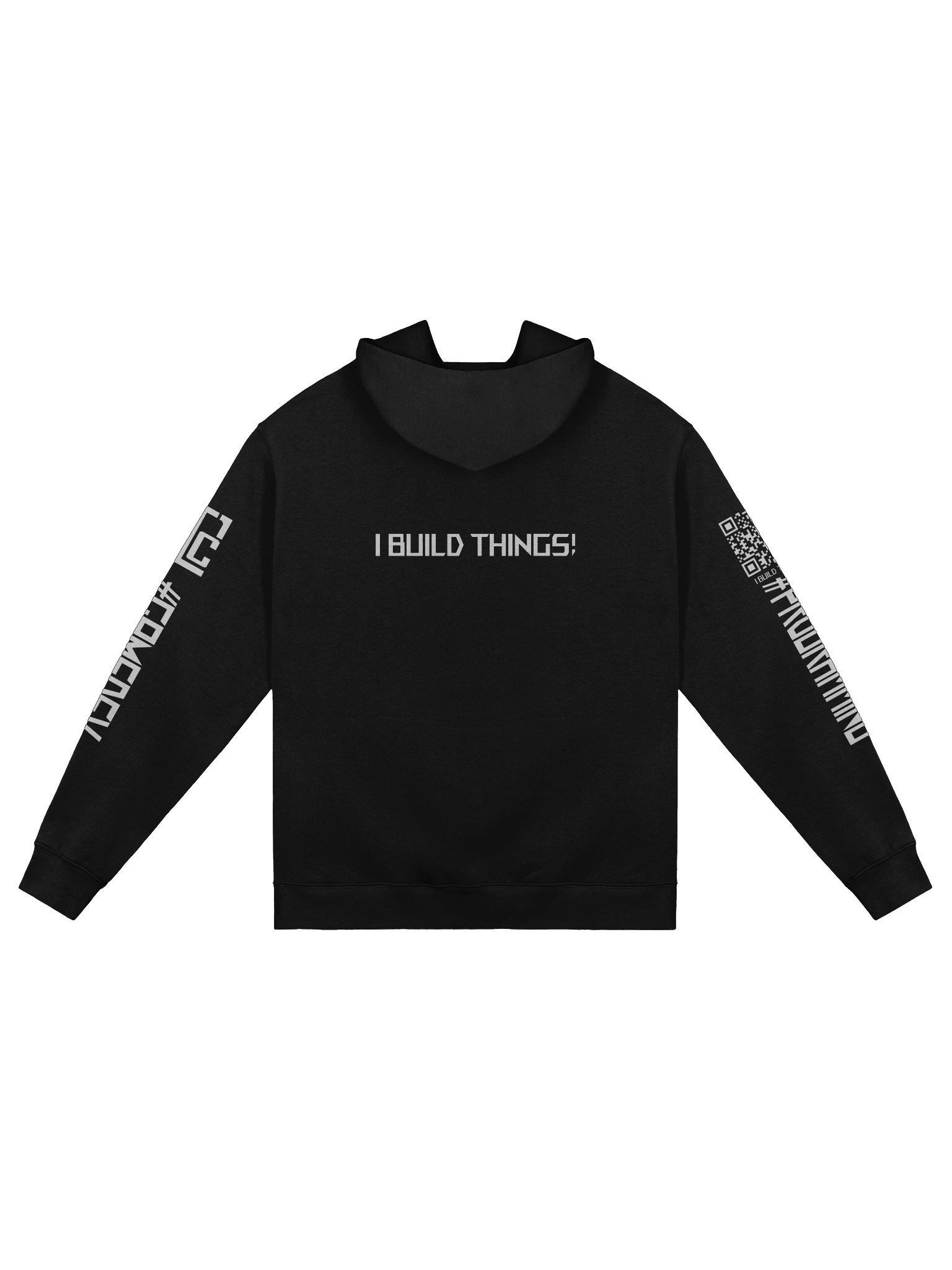 Winter Vibes Hoodie - I BUILD THINGS! #GAMEDEV #PROGRAMMING product image (2)