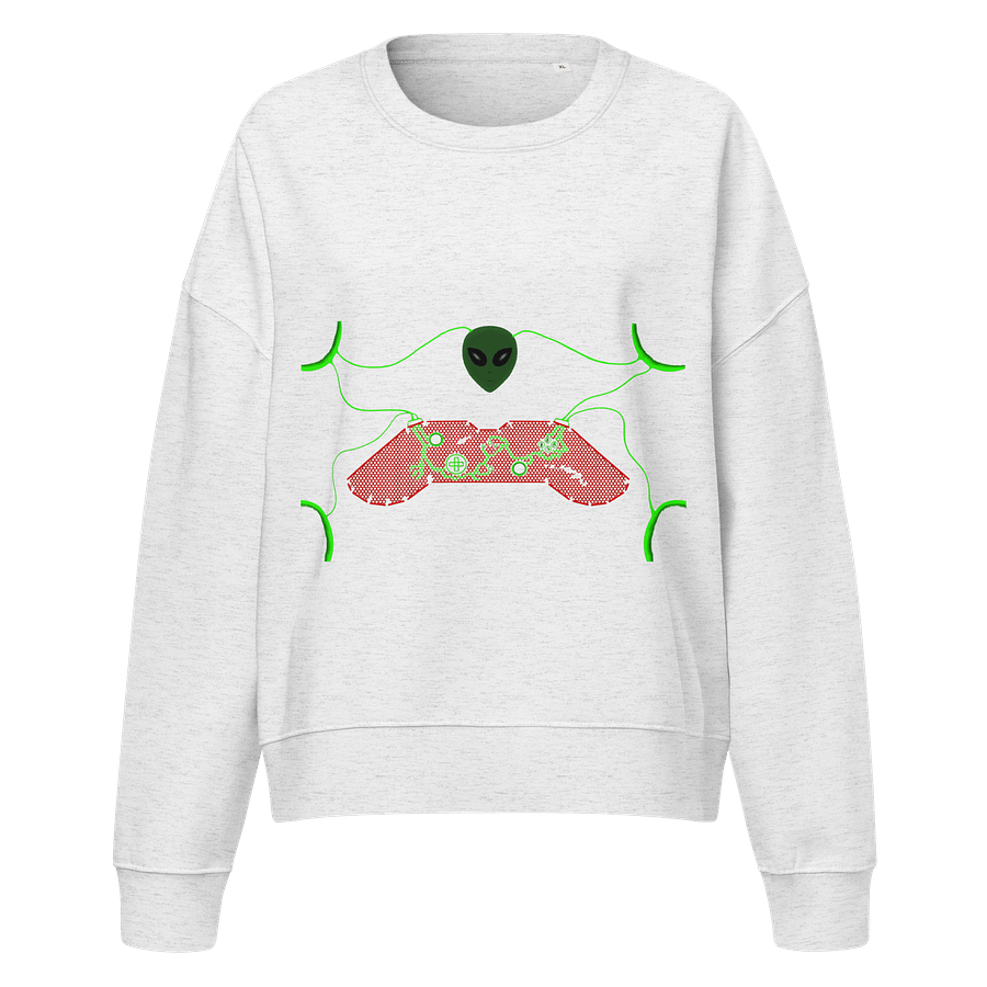 Galactic Gamer Organic Sweatshirt product image (1)