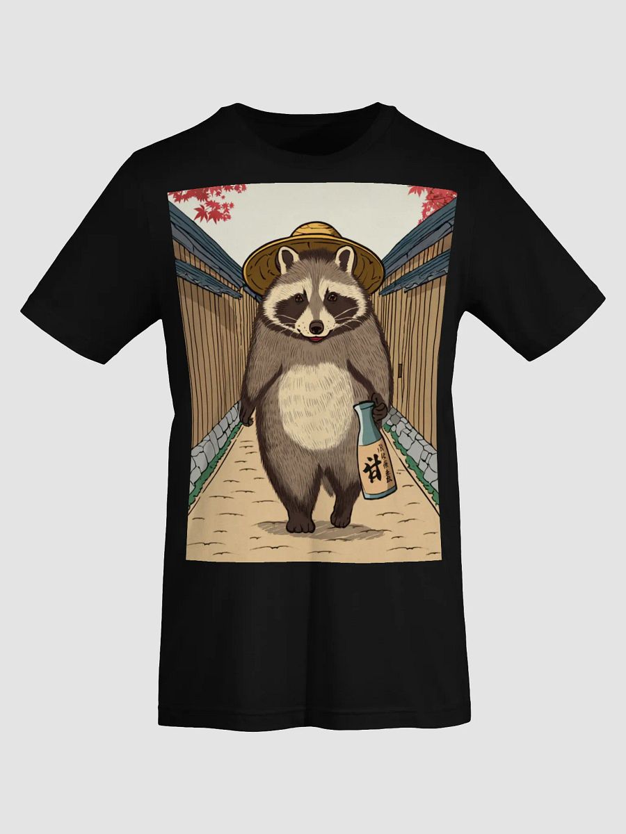 Sake Raccoon Unisex Tee product image (13)