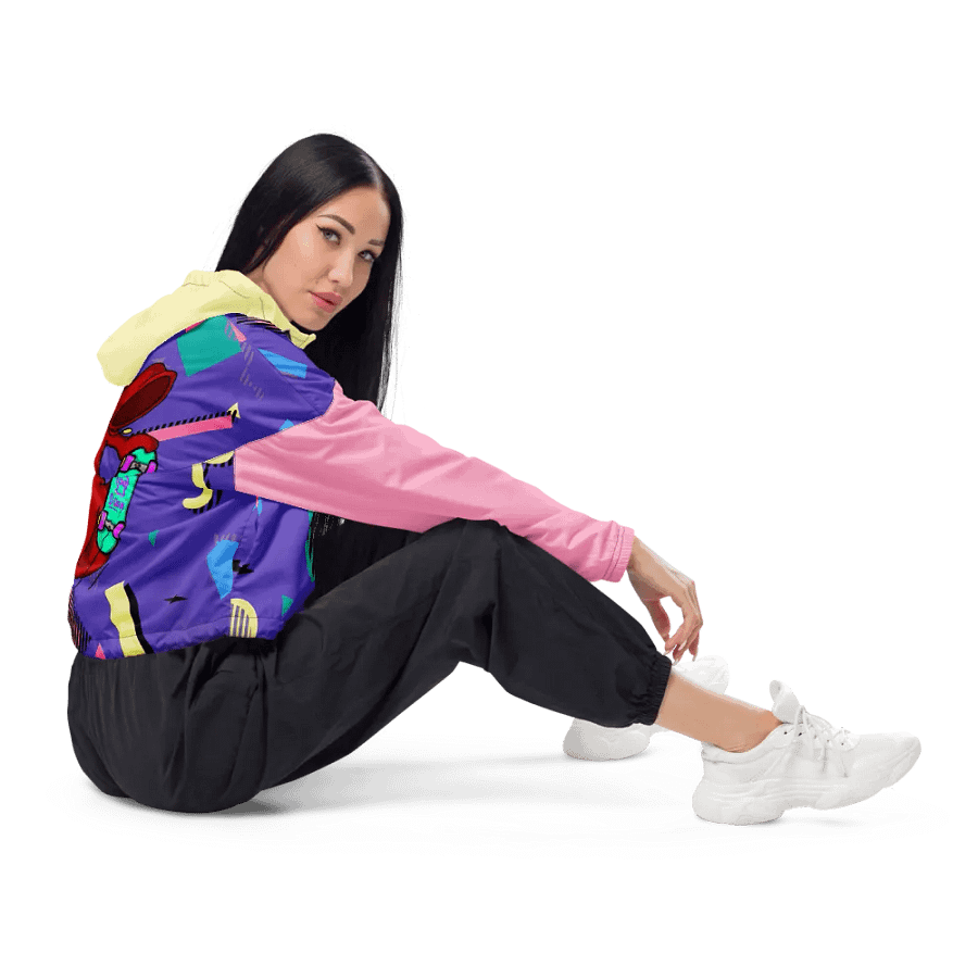 Portal to the 90's Cropped Windbreaker product image (4)