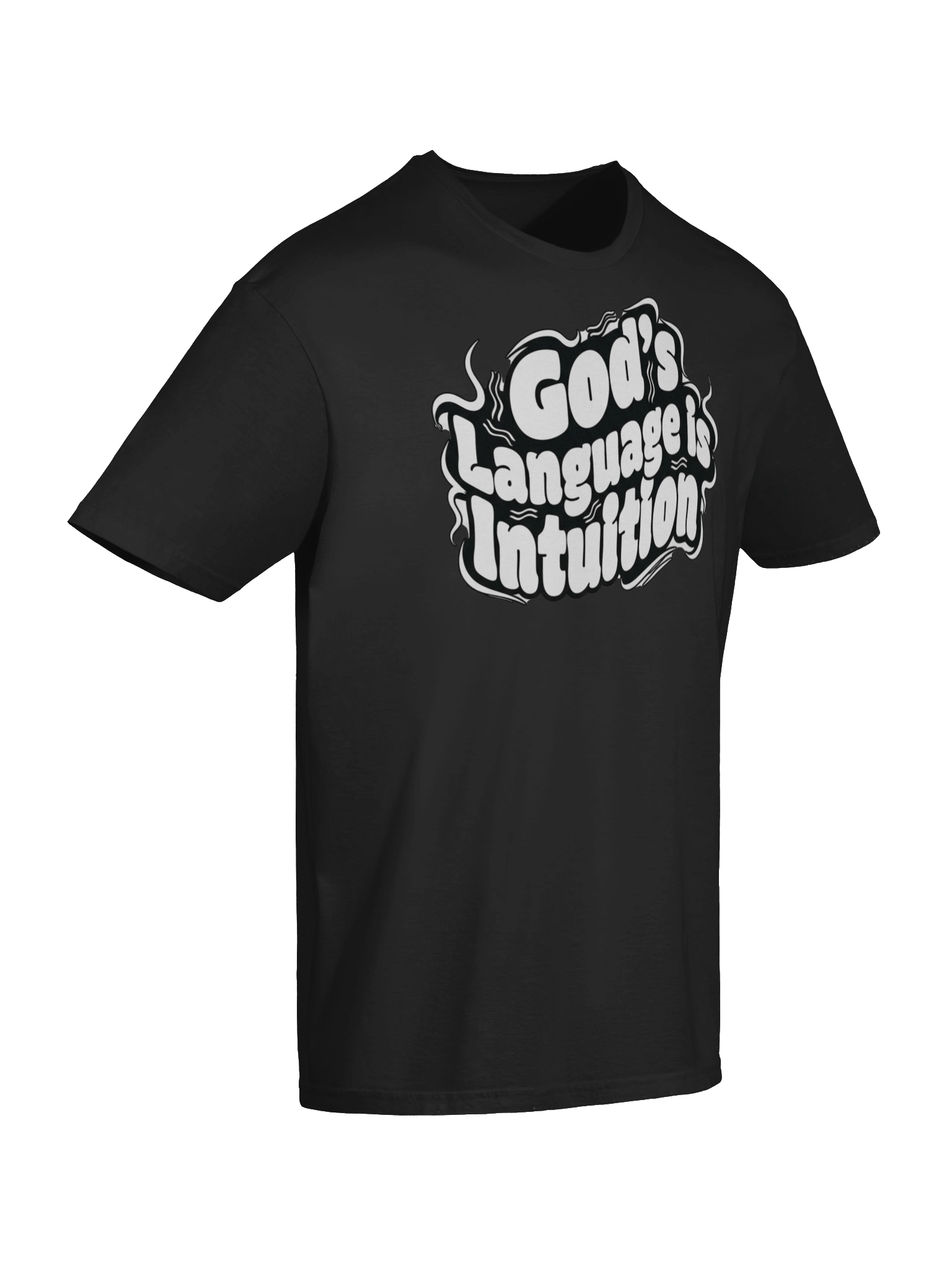 God's Language is Intuition, Unisex Tee product image (3)
