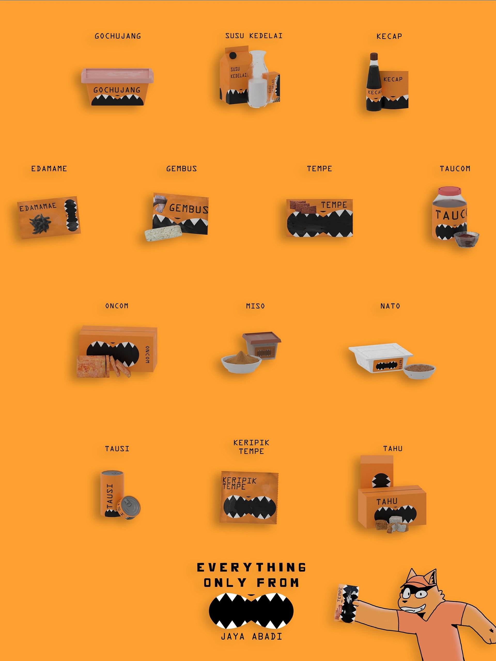 MMA | Jaya Abadi Food Selection Poster (Paper) product image (1)