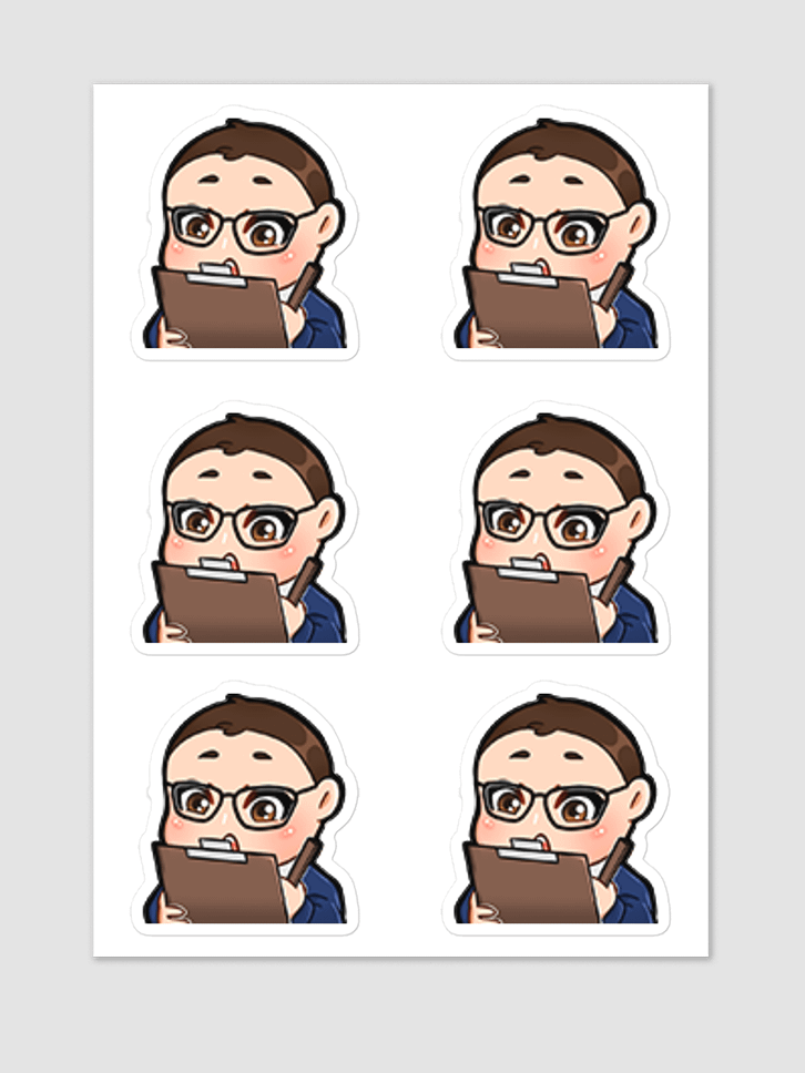 [wildlifesam] Note sticker set product image (1)
