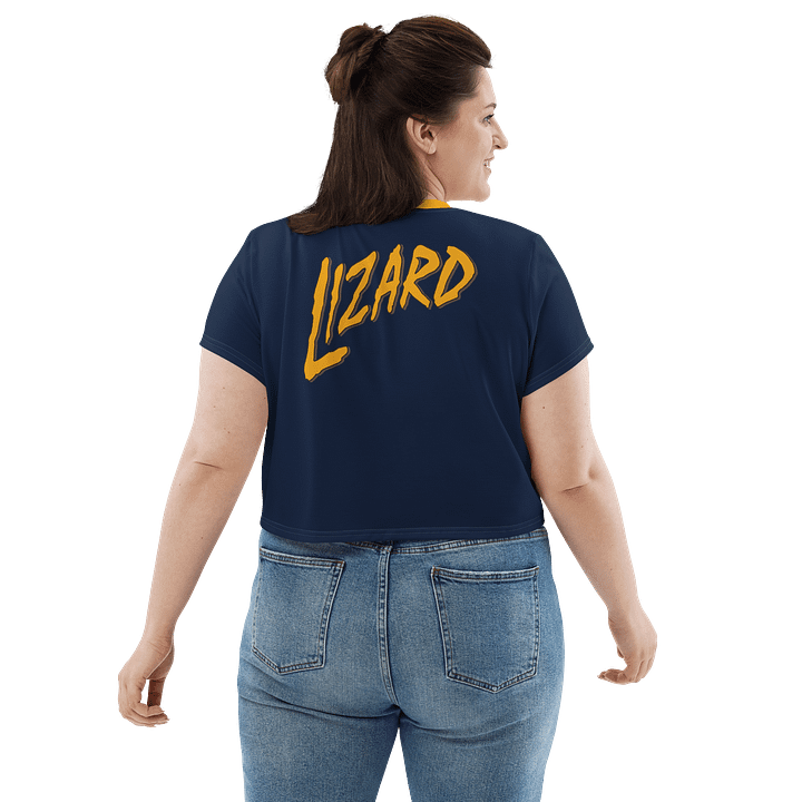 (2 sided) Lizard crop tee product image (2)