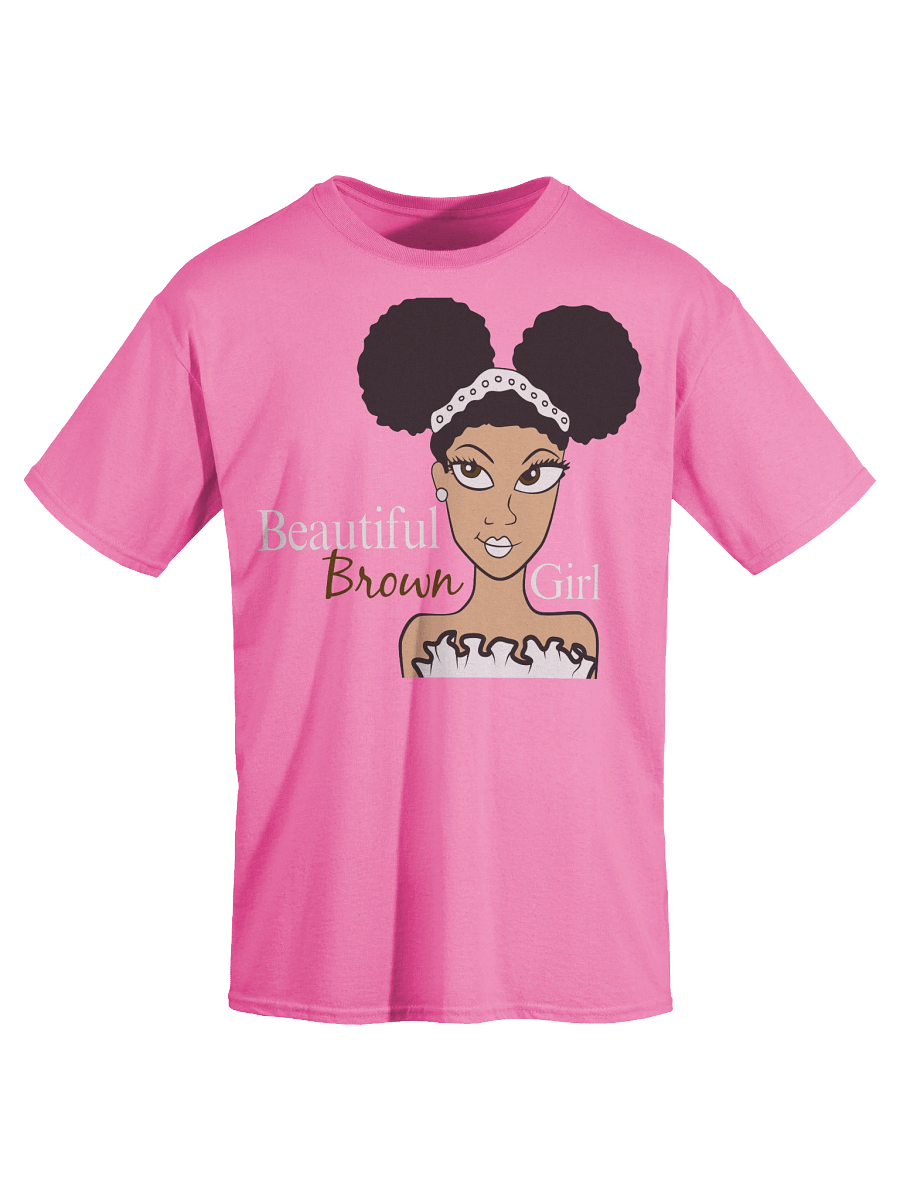Beautiful Brown Girl Vanilla Tee product image (27)