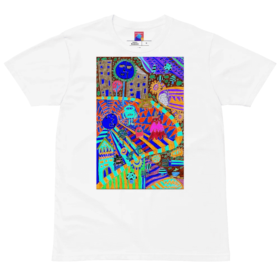 Abstract Vibrant Coloured Doodle Life product image (15)