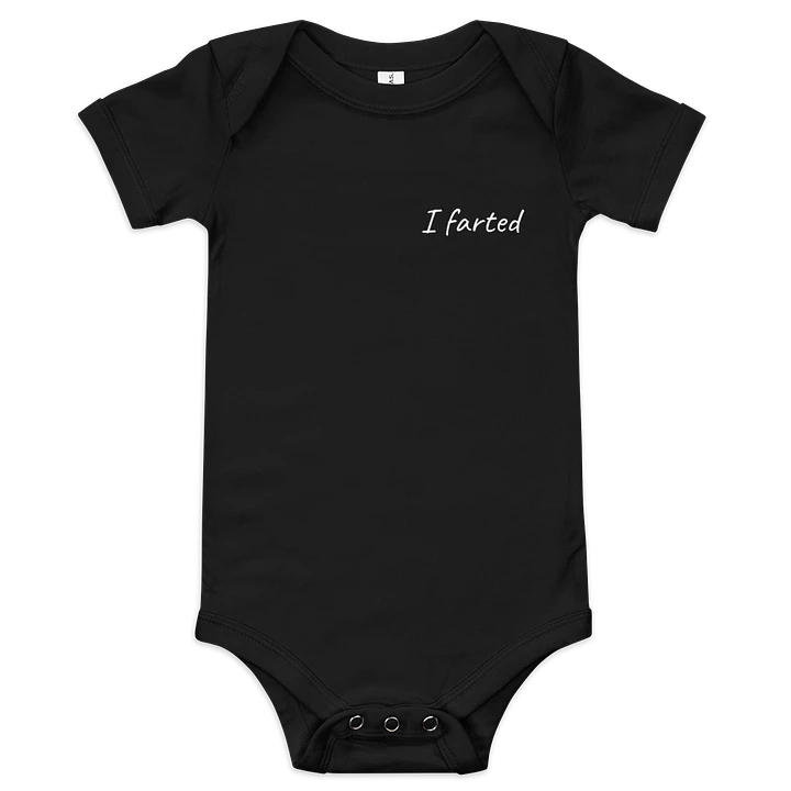 I Farted Black Baby Onesie product image (1)