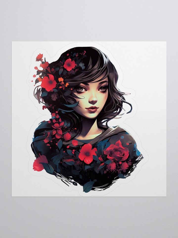 Red Roses, Floral, Sticker product image (1)