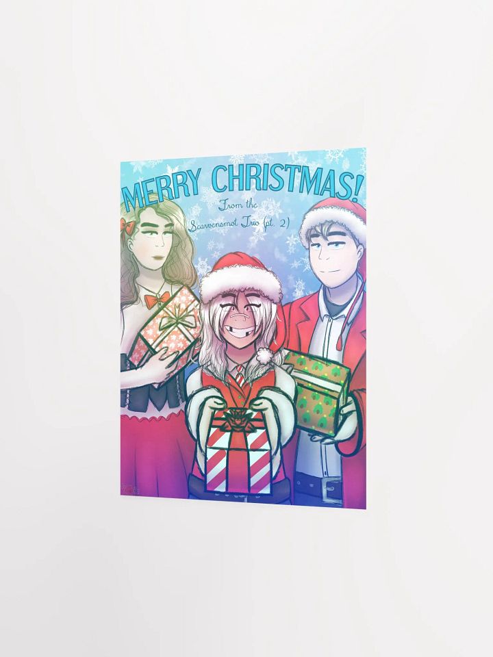 Christmas 2024 ft. the Scarvensmot Trio Poster (with text) product image (1)