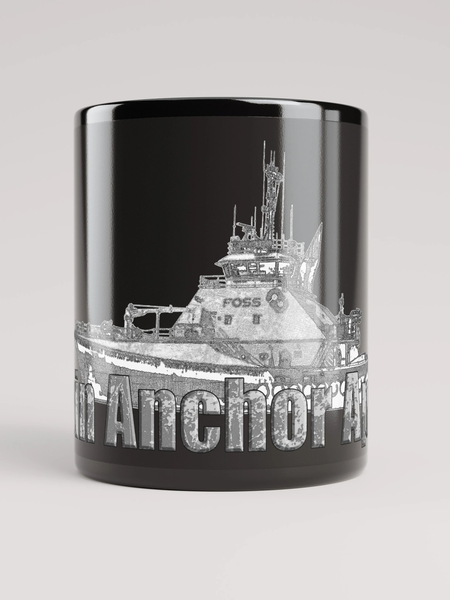 FOSS Tugboat Sketch & Twin Anchor Mug 11oz & 15oz product image (5)