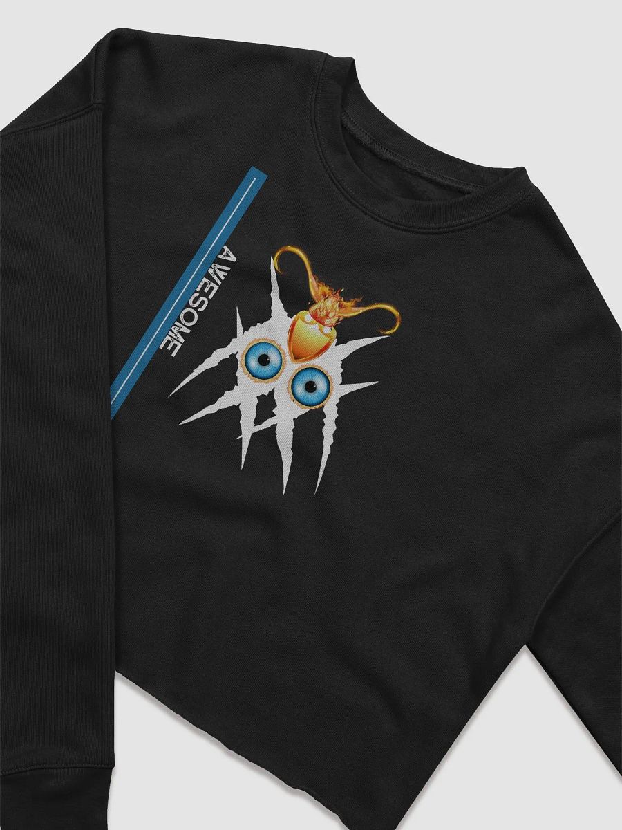 Flame-Eyed Symmetry Crop Sweatshirt product image (3)