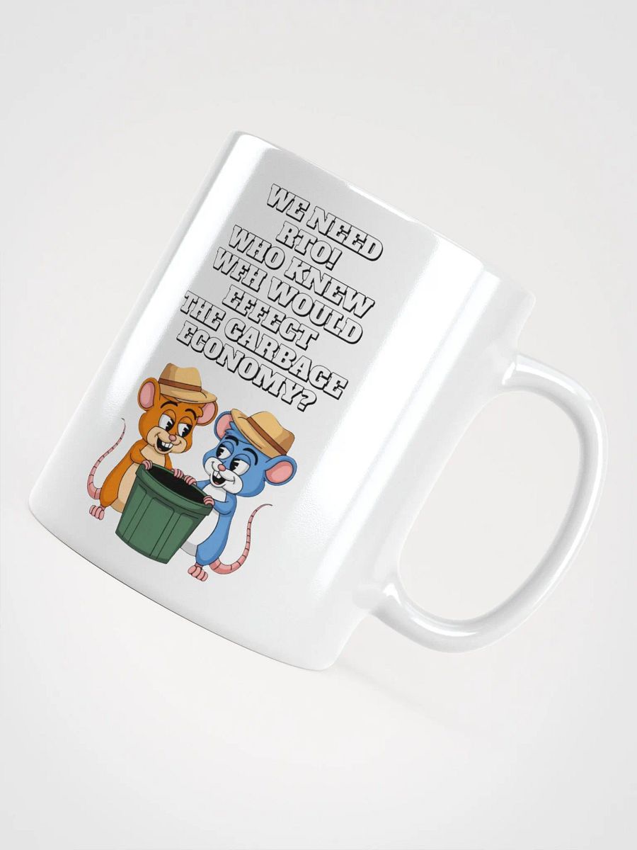 Who Knew WFH Would Effect The Gargabe Economy? White Coffee Mug product image (4)