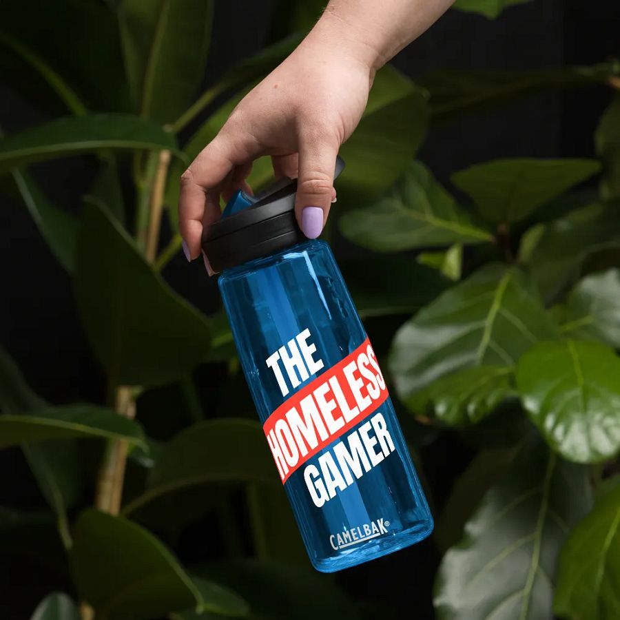 The Homeless Gamer Signature Sports Water Bottle product image (5)