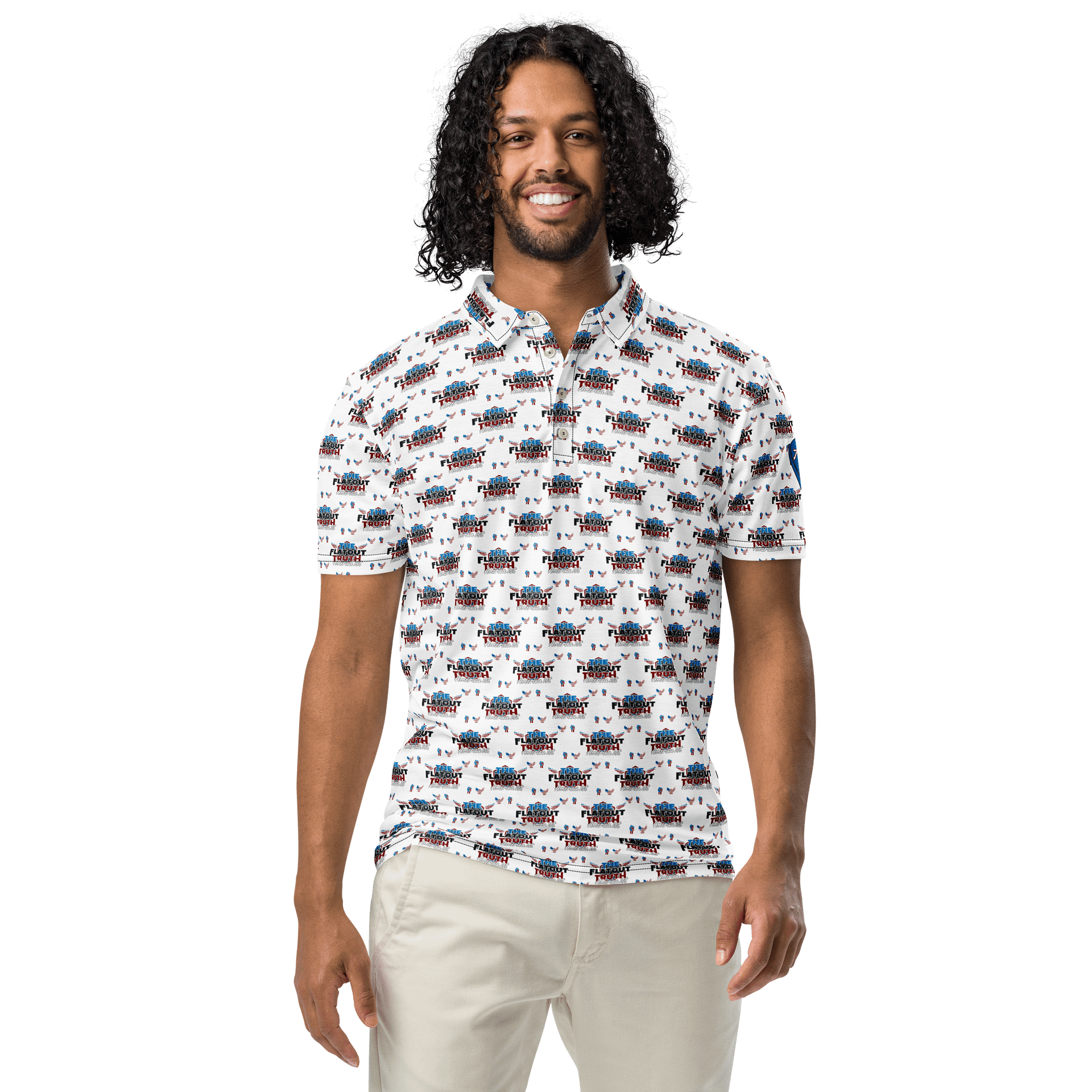 TFOT SlimFit America 1st White Polo Shirt product image (4)