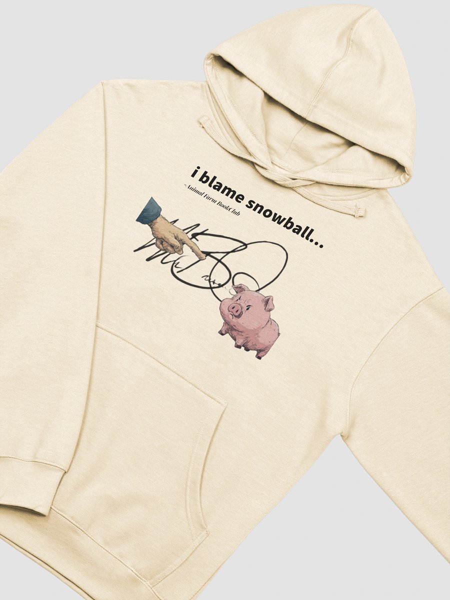 MrBiscuitSpeaks I Blame Snowball Hoodie product image (3)