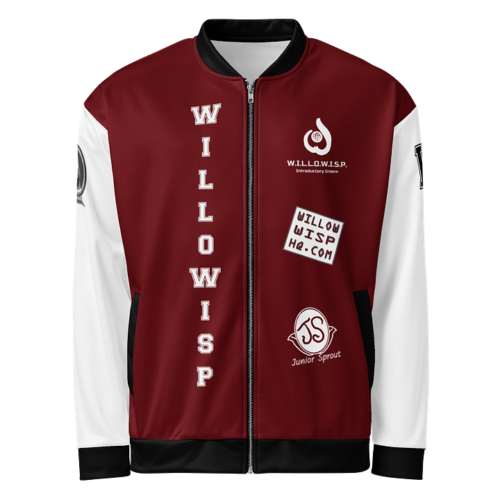 WILLOWISP Intern Varsity Jacket (red) product image (1)