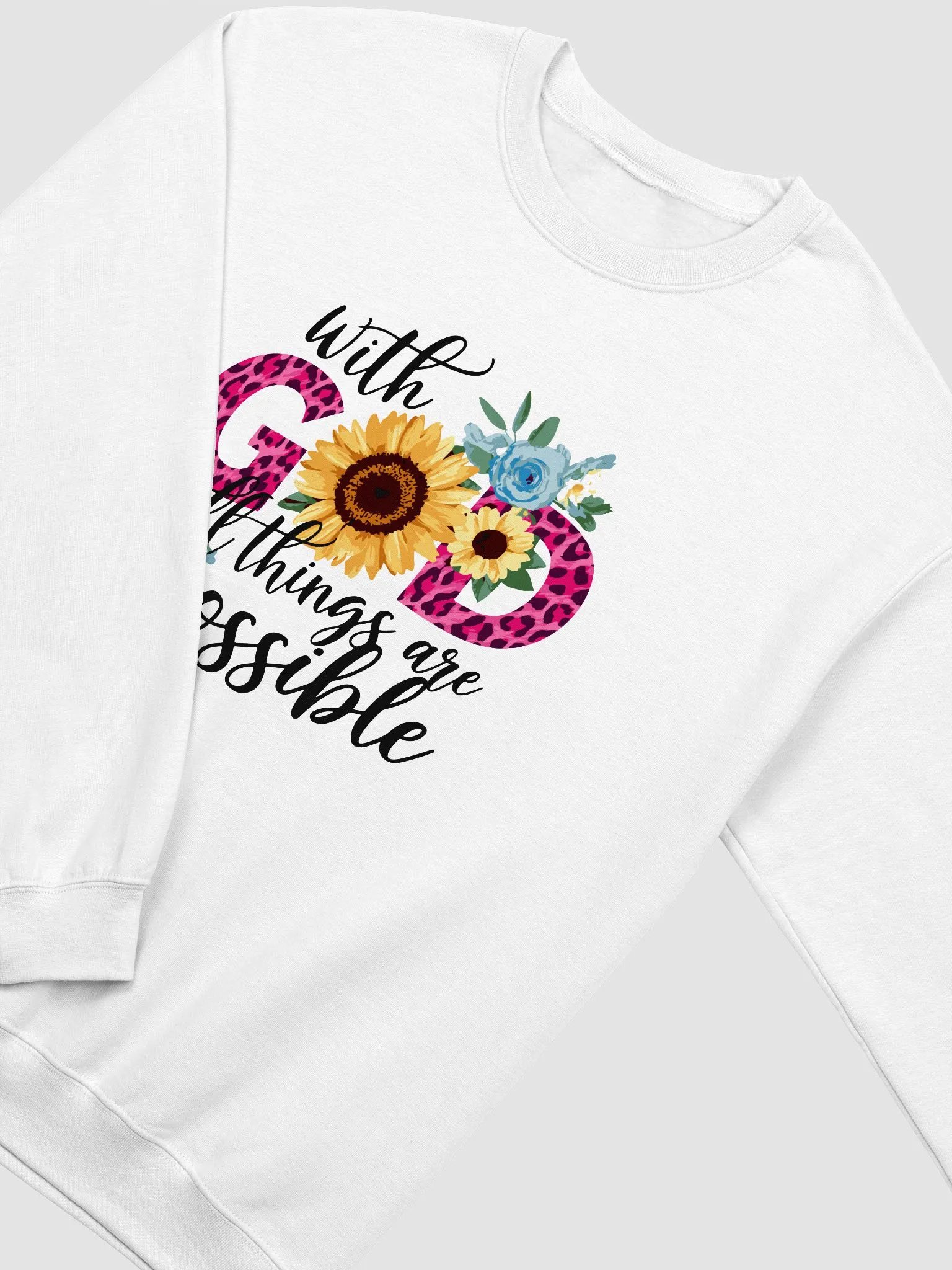 With God All Things Are Possible Crewneck Sweatshirt product image (4)
