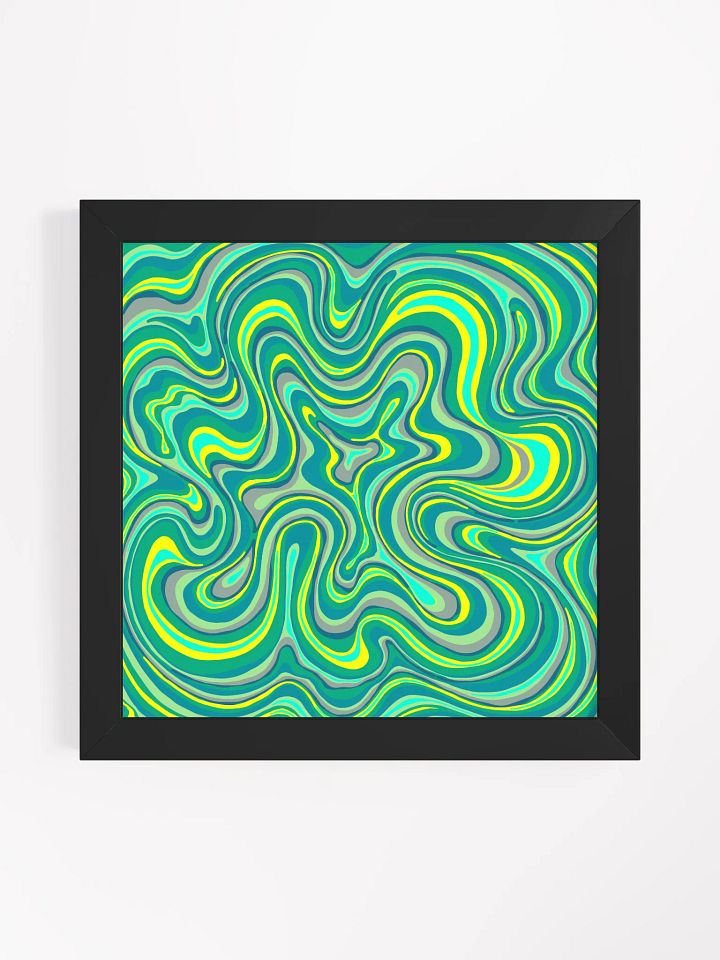 Ethereal Swirls Framed Poster - Stone No. 7 product image (15)