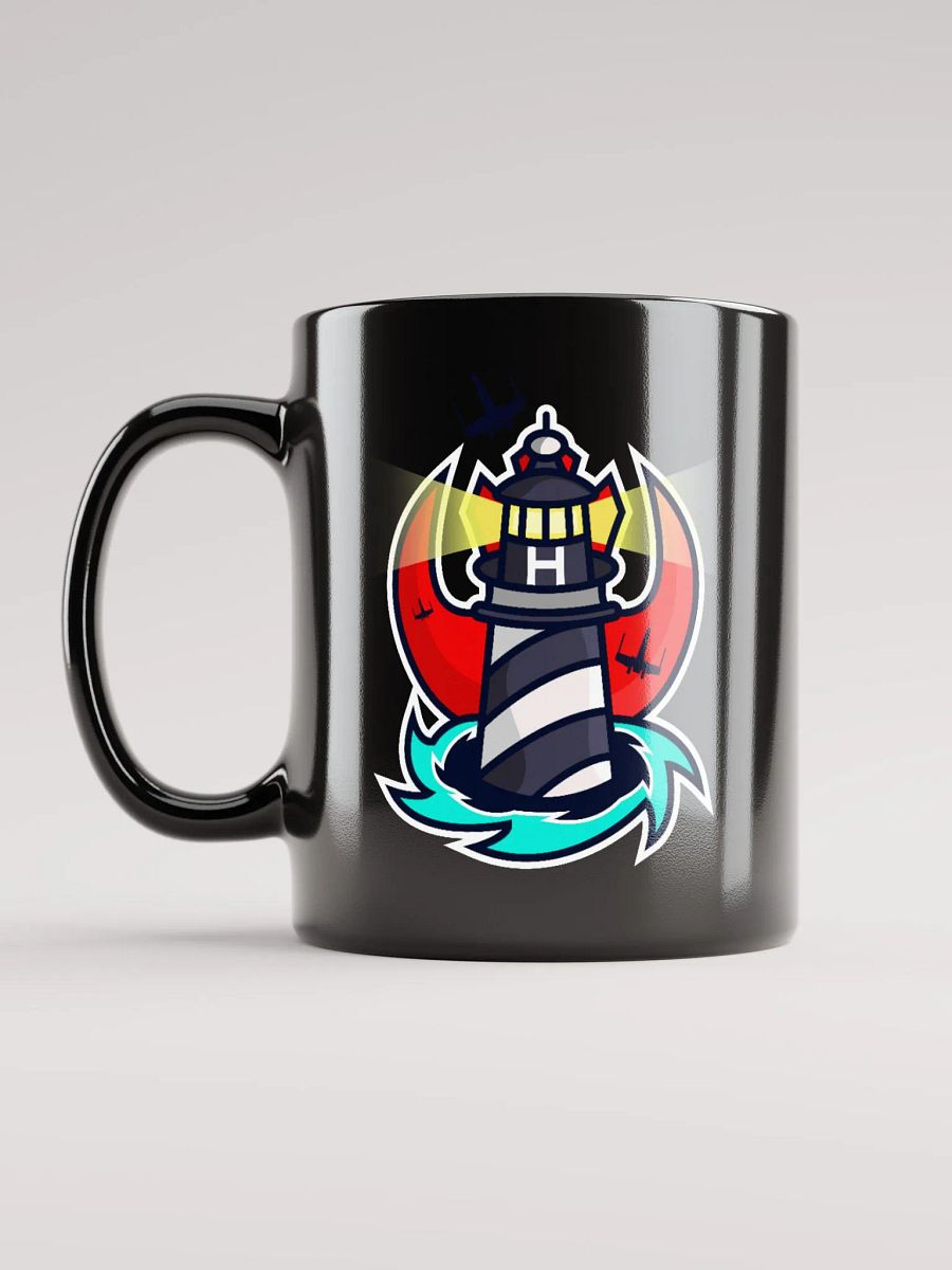 Retro Logo Black Glossy Mug product image (1)