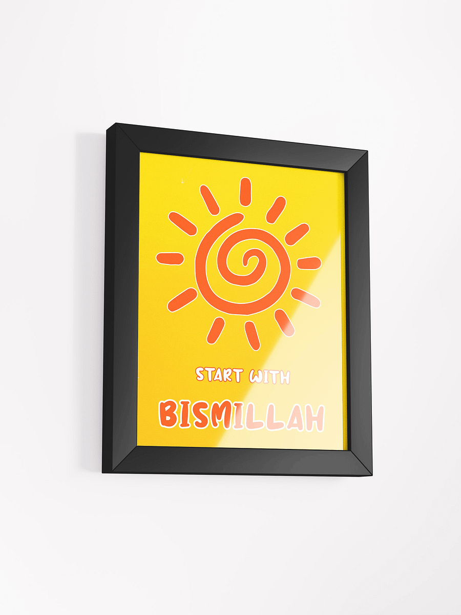 Start with Bismillah Kids Wall Art product image (4)