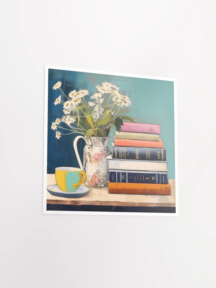 Art2401-30 Books and Tea Still Life - Art Print product image (14)