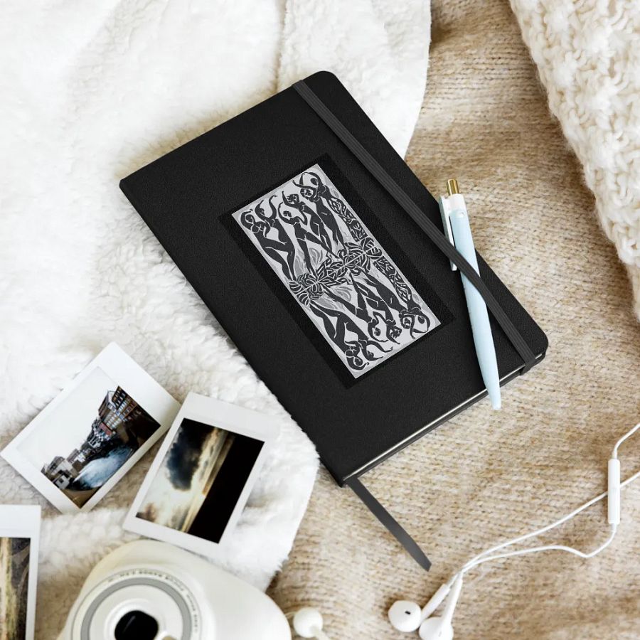 Symmetrical Silhouettes Hardcover Journal for arty moms son daughter product image (10)