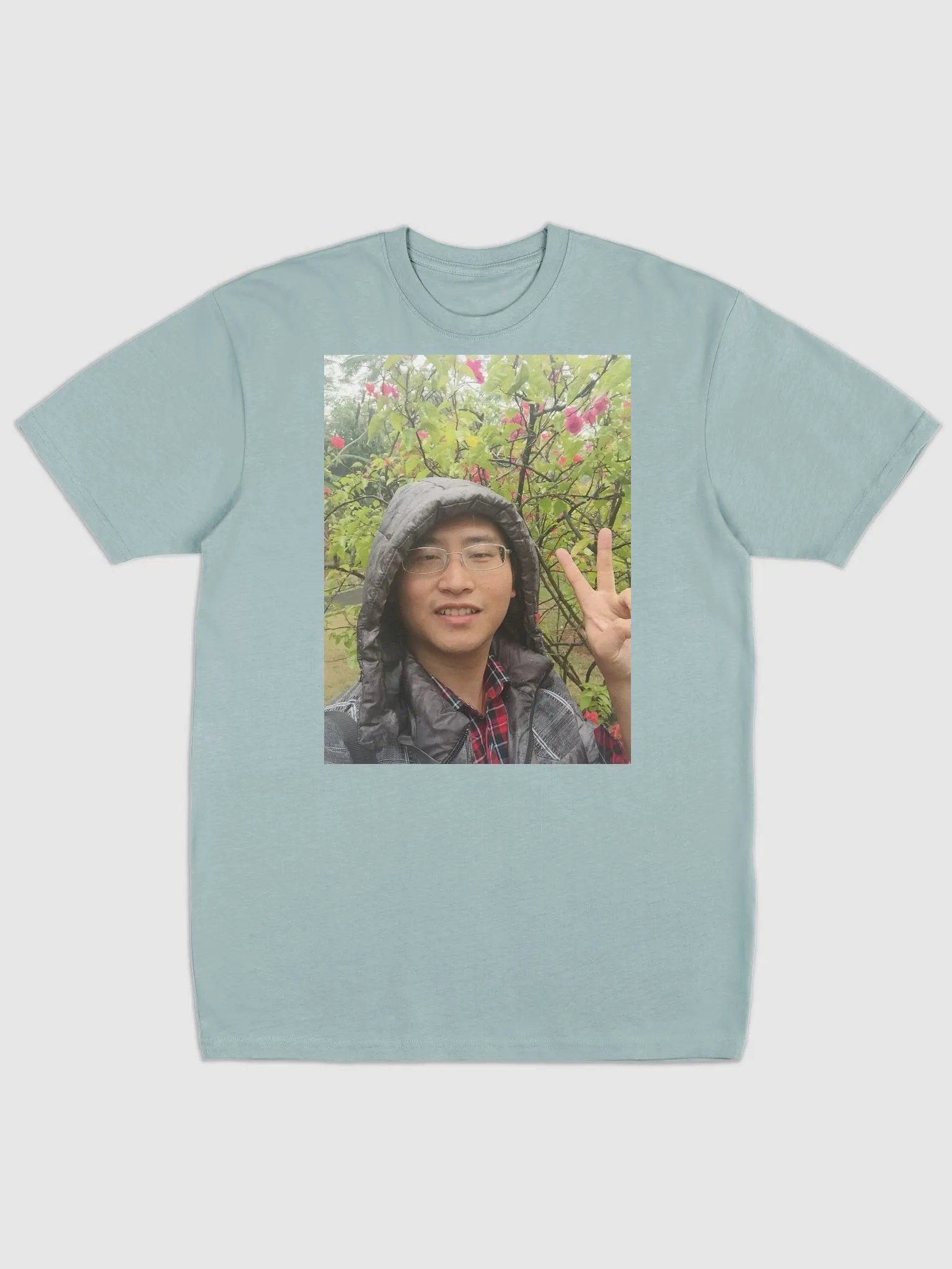 Cotton Heritage Men's Premium Heavyweight Tee: rainy day product image (3)