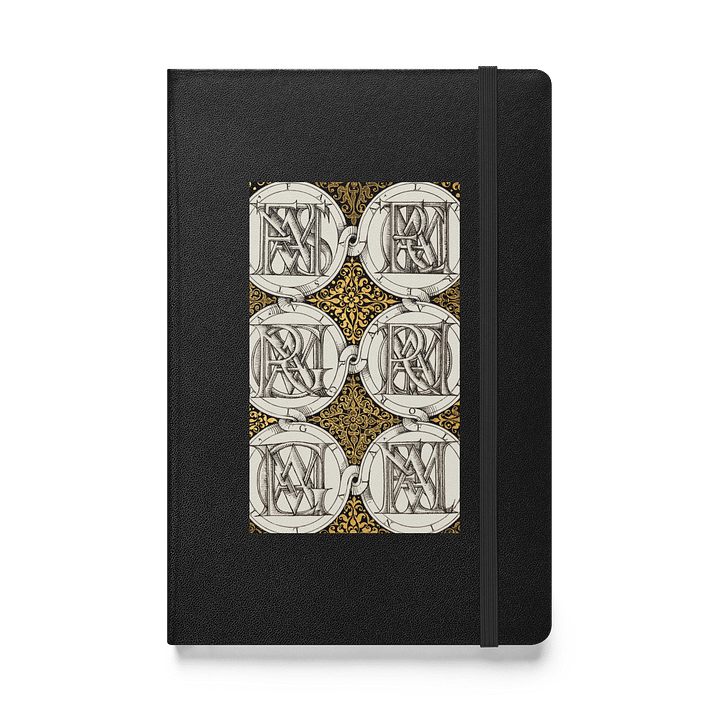 Monogrammed Elegance. Hardcover Notebook product image (1)