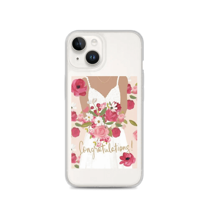 Floral Congratulations iPhone Case product image (4)