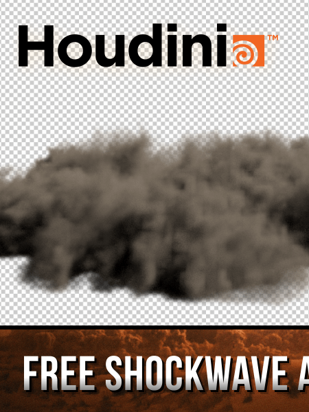 FREE Shockwave Houdini Project File & Render Asset (Dust / Smoke Shockwave Asset)