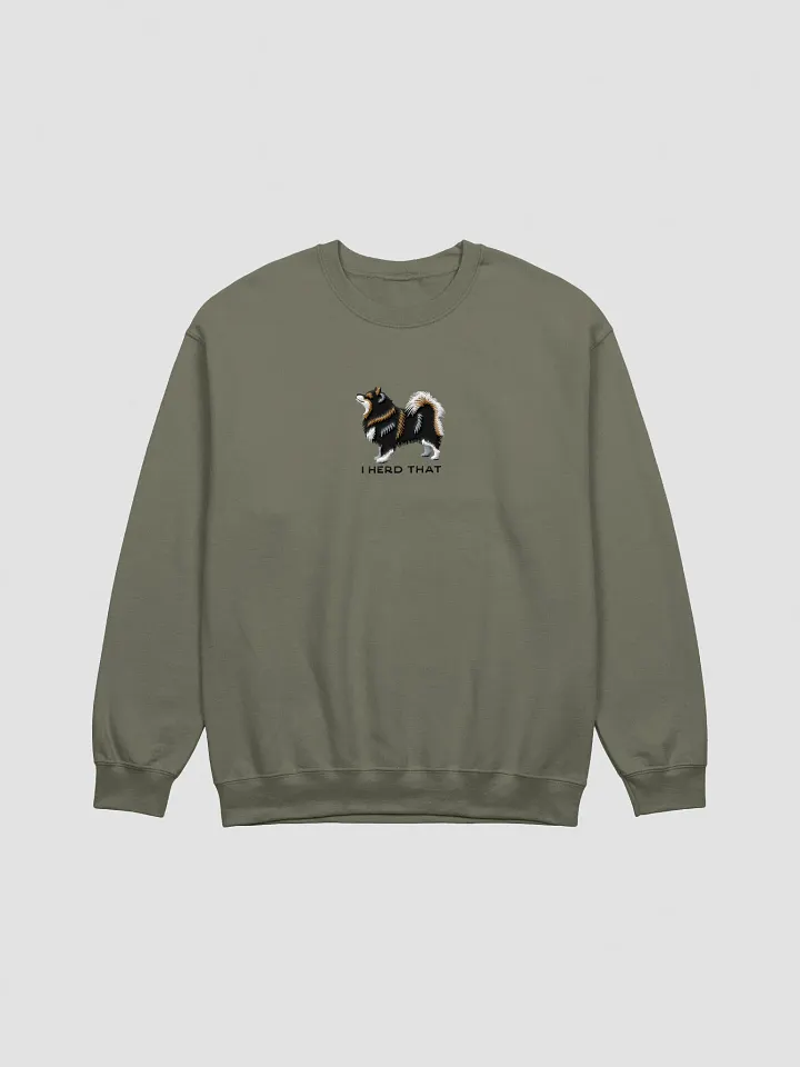 I Herd That Sweatshirt (Embroidered) of a Finnish Lapphund product image (7)