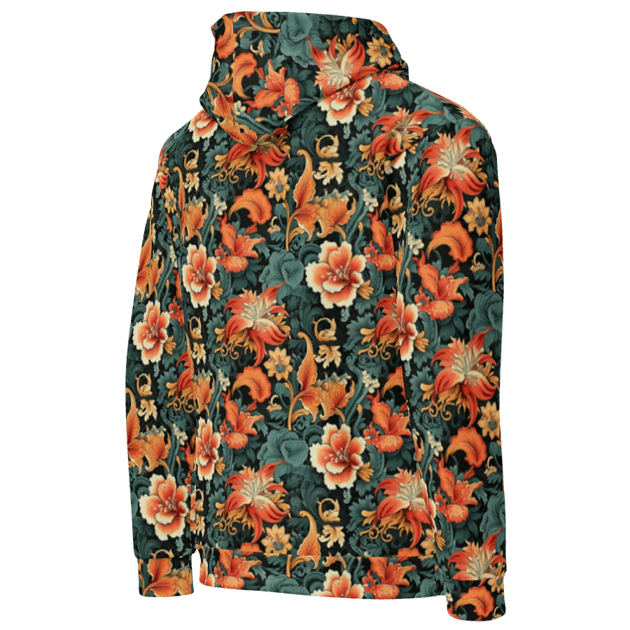 Sunset Flowers | Recycled Unisex Hoodie product image (4)
