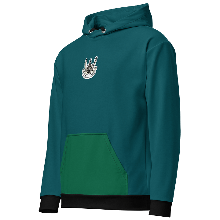 Teal Twin Anchor Logo Hoodie product image (2)
