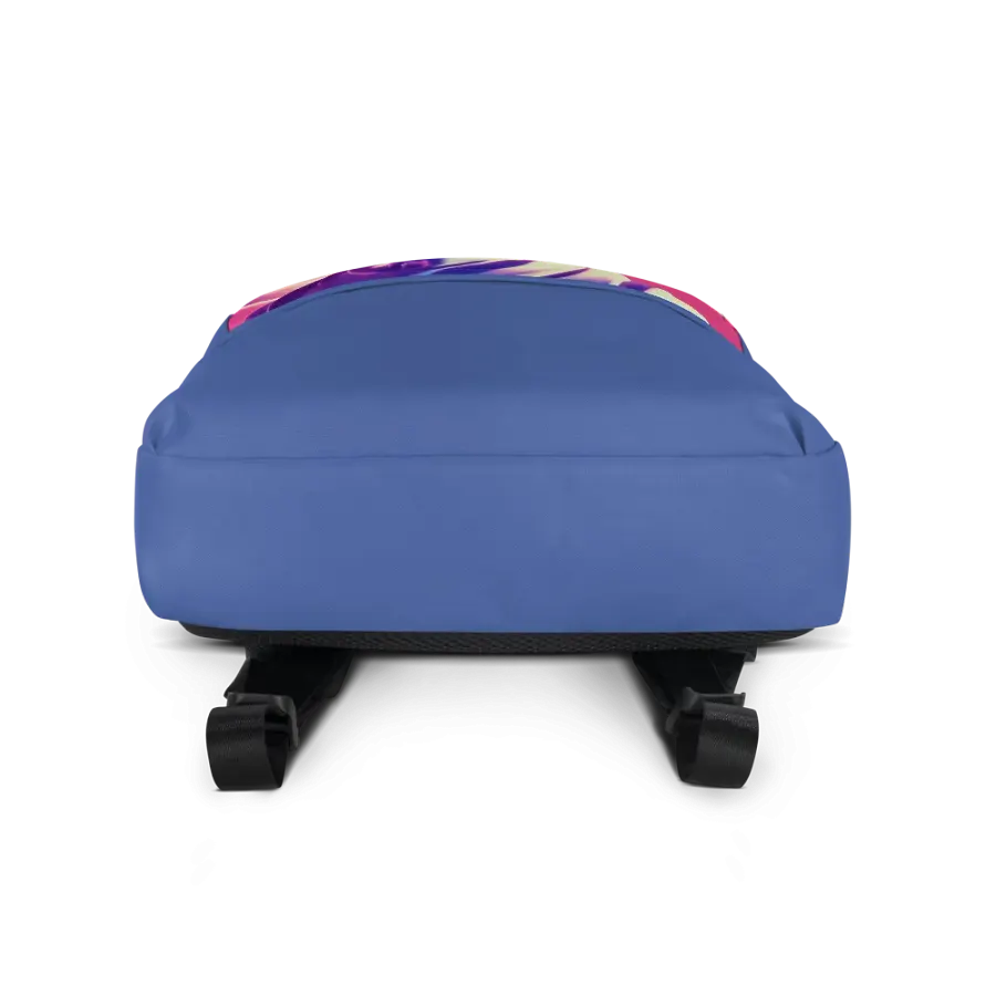 Greek God retrowave City Pop Dark Blue Backpack product image (9)