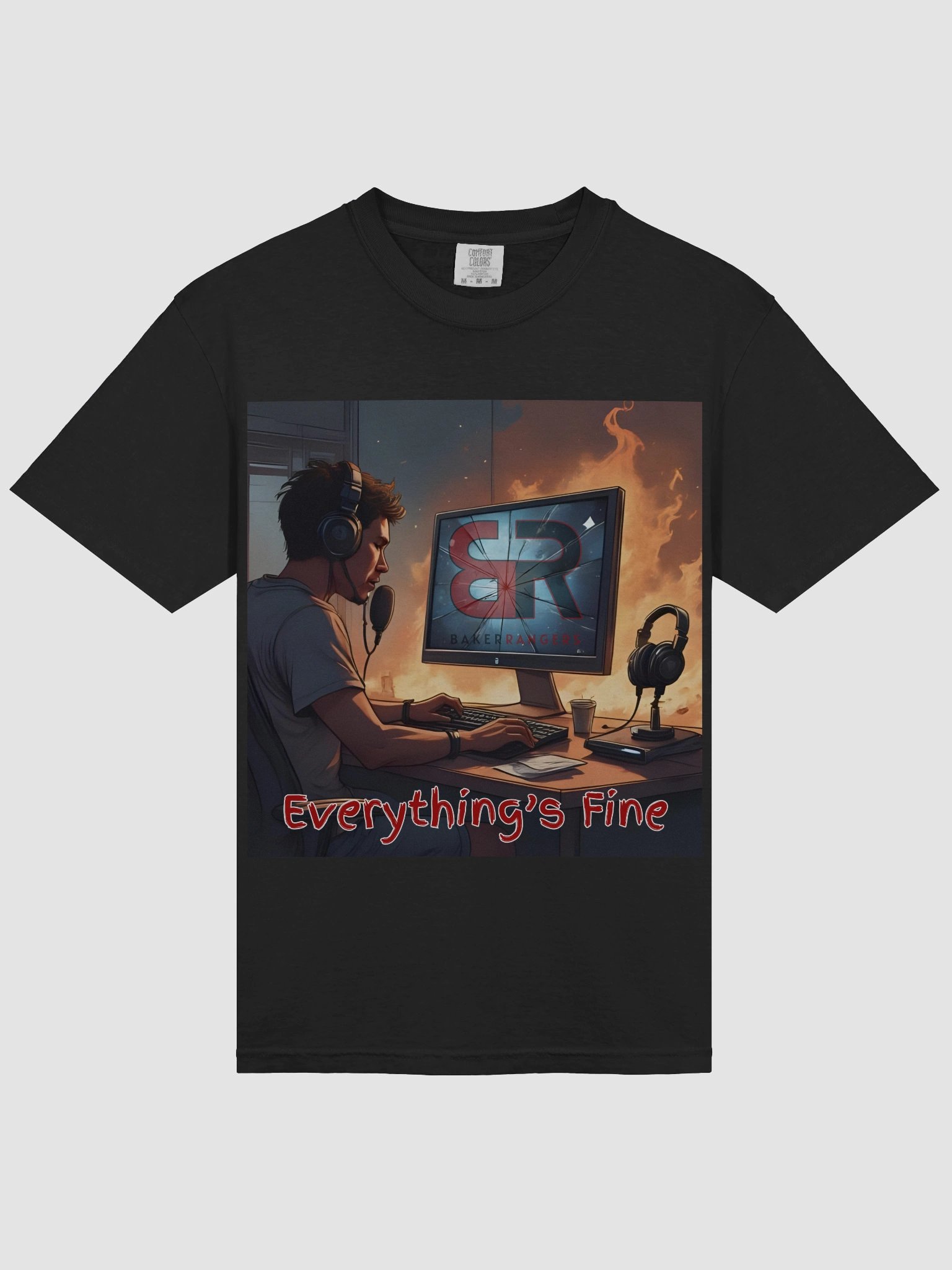 Everything's Fine Heavyweight Tee product image (15)
