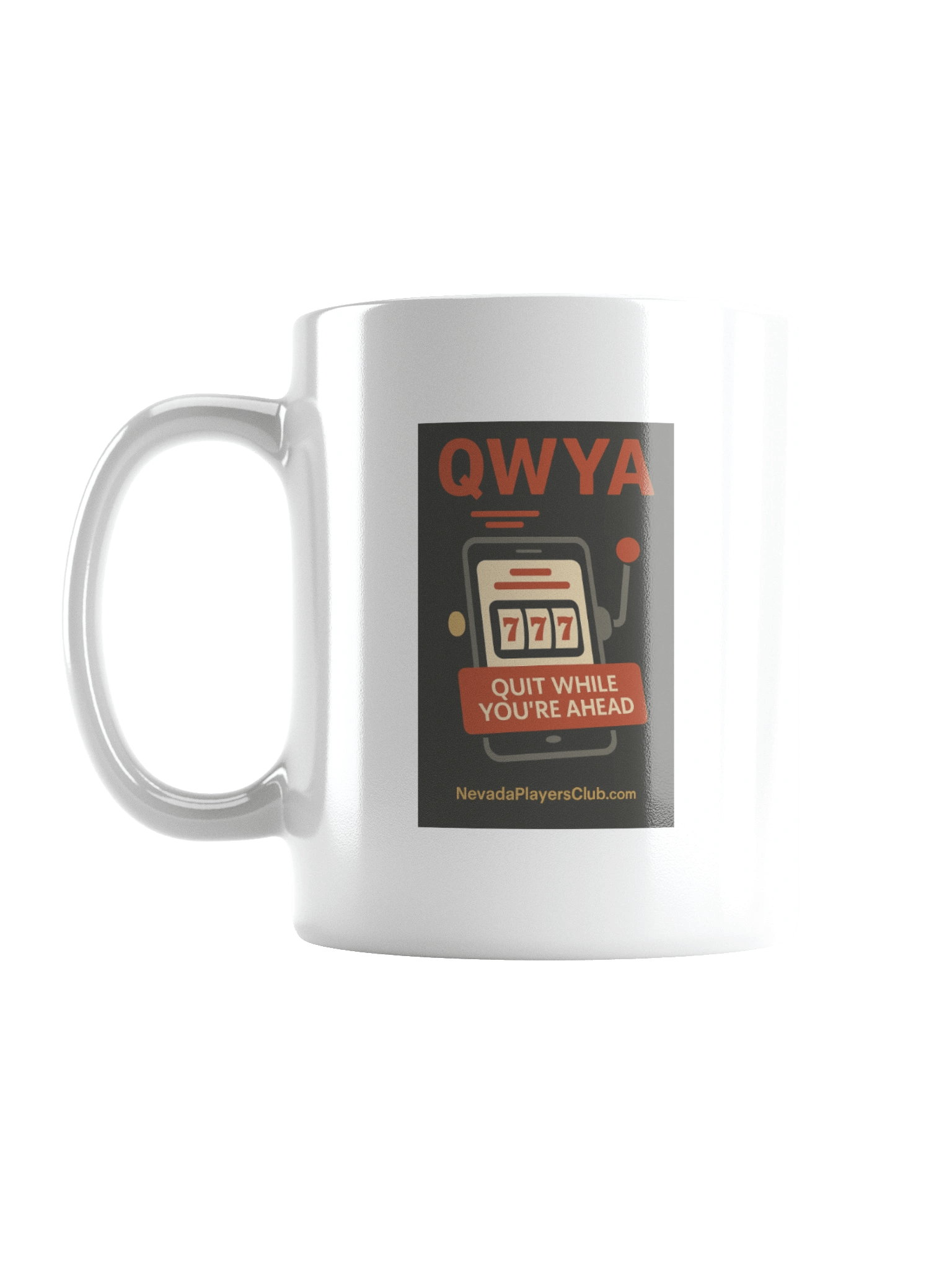 White Quit While You're Ahead Mug - Alt Version 1 product image (1)