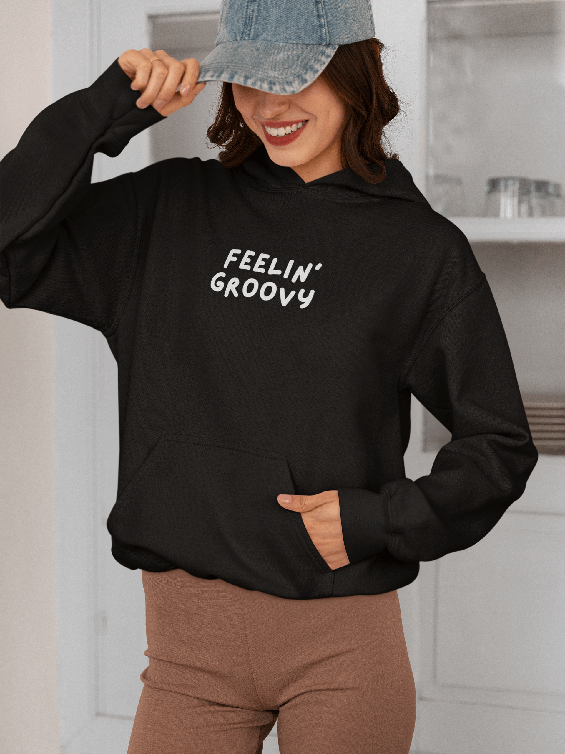 “Feelin’ Groovy” My Vibe Streetwear Hoodie #2 product image (1)