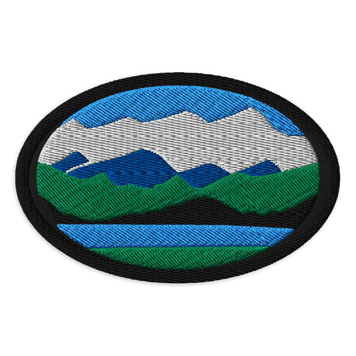 Mountainside rounded patch product image (1)