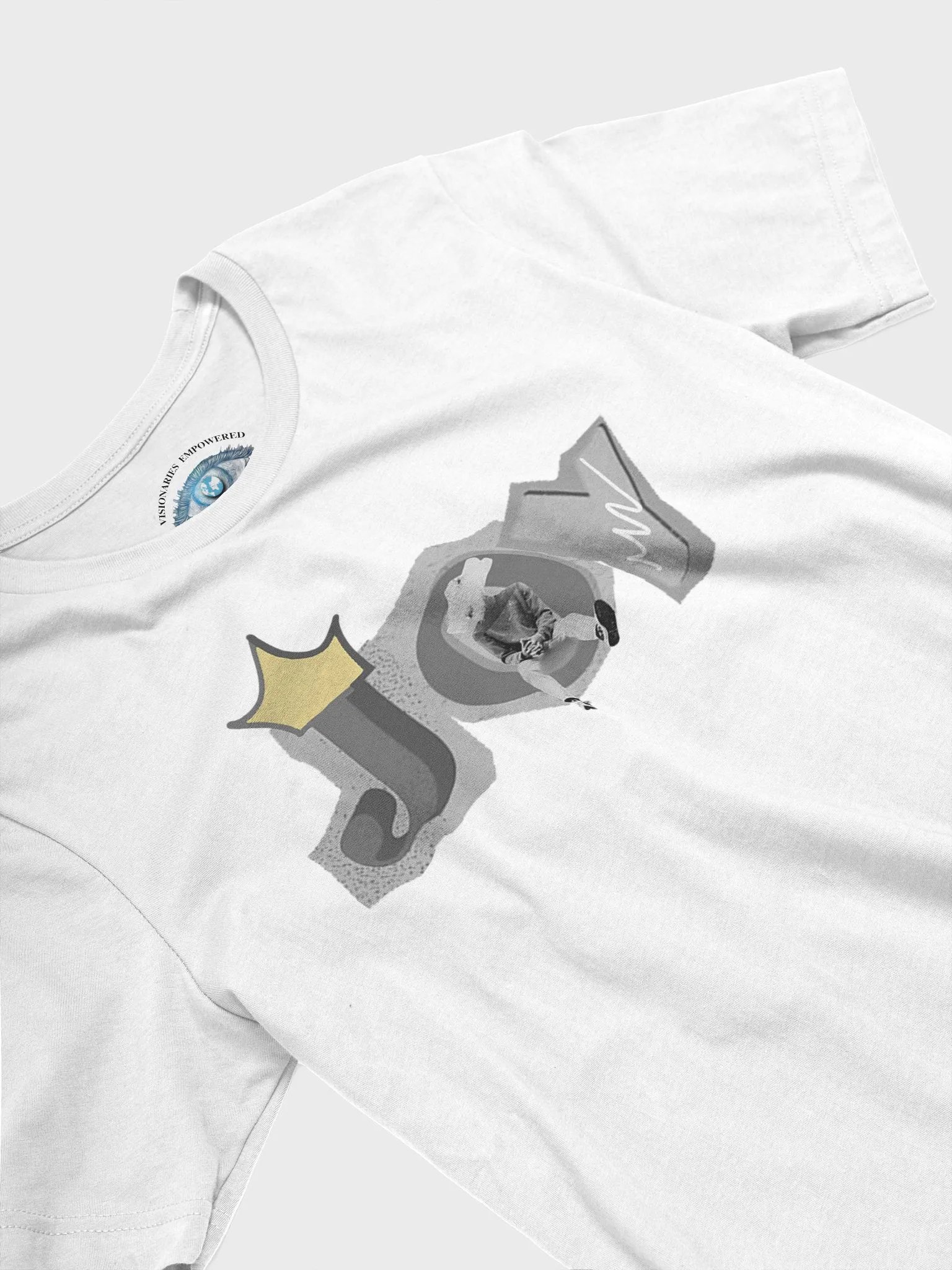 Exclusive JOY Monochrome White Shirt product image (3)