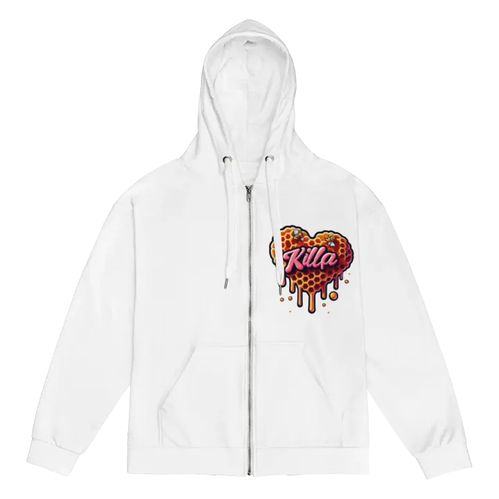 KILLA EMILY STREAMER MOMMY/LOGO ZIP UP HOODIE product image (1)