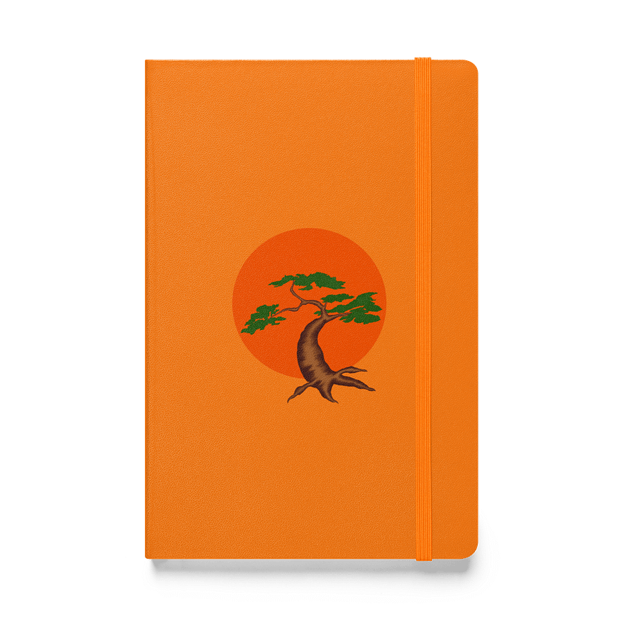 Sunset Bonsai Tree Hardcover Notebook product image (1)