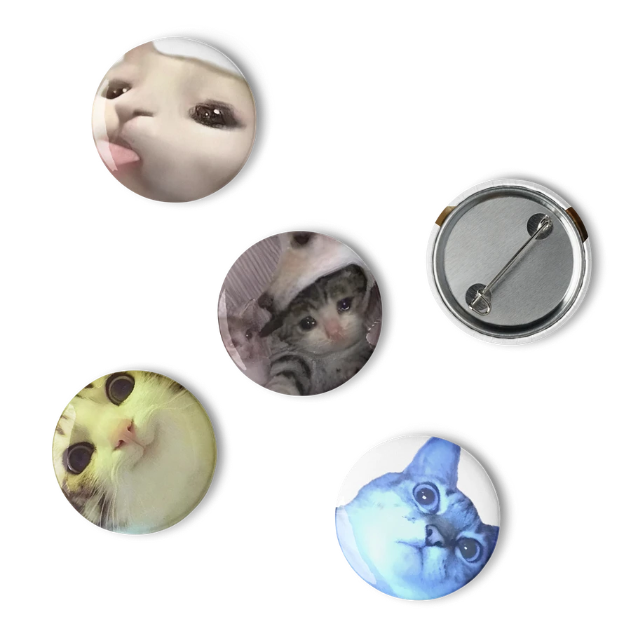 Set of Pin Buttons: Meme Cats 40 product image (6)